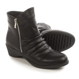 Serene Cokas Ruched Ankle Boots (For Women)