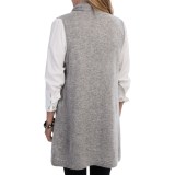 In Cashmere Open Front Cashmere Vest (For Women)