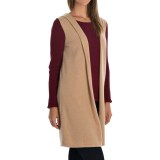 Cynthia Rowley Cashmere Cardigan Vest - Hooded (For Women)