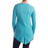 Forte Cashmere Ribbed Back Sweater - Merino Wool (For Women)