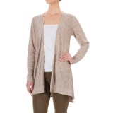 Artisan NY Heathered Linen Cardigan Shirt - Long Sleeve (For Women)