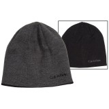 Calvin Klein Logo Beanie - Reversible (For Men)