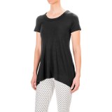 Chelsea & Theodore Scoop Neck Shirt - Rayon, Short Sleeve (For Women)
