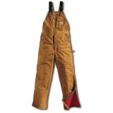 Carhartt Quilt-Lined Duck Bib Overalls (For Men)
