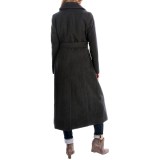 Ellen Tracy Outerwear Belted Trench Coat - Wool Blend (For Women)