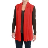 In Cashmere Open Front Cashmere Vest (For Women)