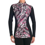 Snow Angel Post-Modern Slimline Base Layer Top - Zip Neck, Long Sleeve (For Women)