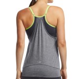 Icebreaker Cool-Lite Spirit Stripe Tank Top - UPF 40+, Merino Wool, Built-In Sports Bra (For Women)