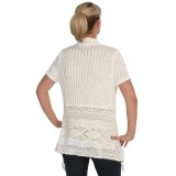 Woolrich Cable Hollow Cardigan Sweater - Cotton (For Women)