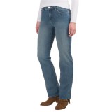 NYDJ Marilyn Lightweight Straight-Leg Jeans - Rhinestone Pockets (For Women)