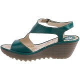 Fly London Yanca Wedge Sandals - Leather (For Women)