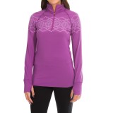 Snow Angel Chami Alpine Graphic Base Layer Top - Zip Neck, Long Sleeve (For Women)