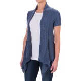 Woolrich Cable Hollow Cardigan Sweater - Cotton (For Women)