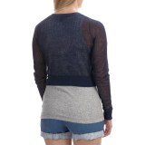Tommy Bahama Anacapa Cropped Cardigan Sweater - Linen-Cotton (For Women)