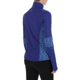 Layer 8 Zip Neck Shirt - Long Sleeve (For Women)