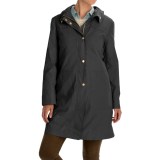 Ellen Tracy Outerwear Microfiber A-Line Coat - Removable Liner (For Women)