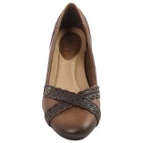 Earth Monarch Leather Flats (For Women)