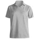 UltraClub Cool-N-Dry Polo Shirt - Johnny Collar, Short Sleeve (For Women)