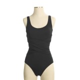 Speedo Solid Criss-Cross Front Swimsuit - Hydro Bra, 1-Piece (For Women)