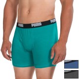 Puma Cotton Blend Boxer Briefs - 3-Pack (For Men)