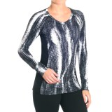 Snow Angel Post Modern Print Slimline Base Layer Top - Long Sleeve (For Women)