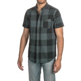 Vissla Black Light Plaid Shirt - Short Sleeve (For Men)