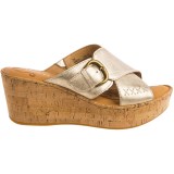 Born Curstyn Wedge Sandals - Leather (For Women)