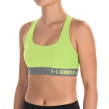 Under Armour HeatGear® Crossback Sports Bra - Medium Impact (For Women)