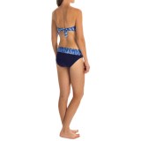 Anne Cole Twist Front Bandeau Bikini Set - Fold-Over Bottoms (For Women)
