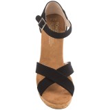 TOMS Strappy Wedge Sandals (For Women)