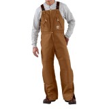 Carhartt Quilt-Lined Duck Bib Overalls - Factory Seconds (For Men)