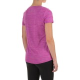 Layer 8 Heathered V-Neck Shirt - Short Sleeve (For Women)