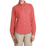 White Sierra Gobi Desert Shirt - UPF 30, Convertible Long Sleeve (For Plus Size Women)