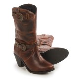 Dingo Nelly Cowboy Boots - Leather, Round Toe (For Women)