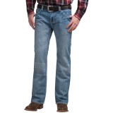 Rock & Roll Cowboy Pistol Ivory Bar Stitch Jeans - Straight Leg, Regular Fit (For Men)