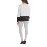 Joan Vass Cotton Blend Leggings (For Women)