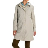 Ellen Tracy Outerwear Microfiber A-Line Coat - Removable Liner (For Women)