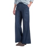 Wearables by XCVI Giorgina Denim Pants - Wide Leg (For Women)