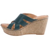 Born Ilara Wedge Sandals - Leather (For Women)