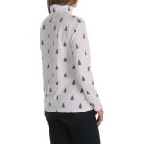 Jones New York Merry Christmas Tree Turtleneck - Long Sleeve (For Women)