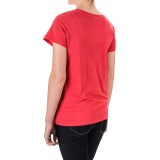 Pima Cotton Essential Crew Shirt - Short Sleeve (For Women)