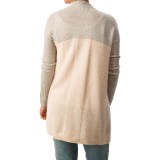 Forte Cashmere Color-Block Marl Cardigan Sweater (For Women)