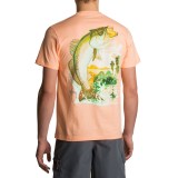 Guy Harvey Spotted Sea Trout Leaping T-Shirt - Short Sleeve (For Men)