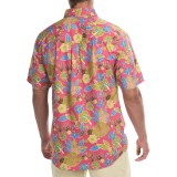 Vintage 1946 Washed Poplin Shirt - Button Front, Short Sleeve (For Men)