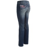 Wrangler Rock 47 Western Bling Jeans - Low Rise, Bootcut (For Women)