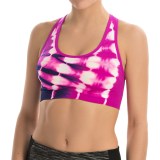 Spalding Starburst Tie-Dye Sports Bra - High Impact, Racerback (For Women)