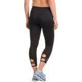 Head Crisscross Crop Leggings (For Women)