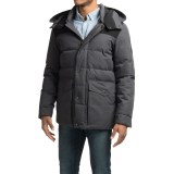 Cole Haan Mixed Media Hooded Down Jacket (For Men)
