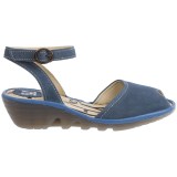Fly London Popa Wedge Sandals - Leather (For Women)