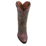 Dan Post Vintage Arrow Cowboy Boots - Leather, Snip Toe (For Women)